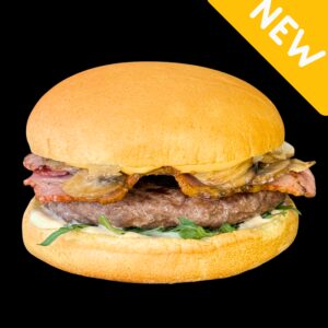 Liellopa trifeļu burgers
